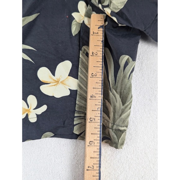 Tommy Bahama Mens Navy Pineapple Floral Swim Trunks Board Shorts Medium 6 Inseam - Picture 8 of 9